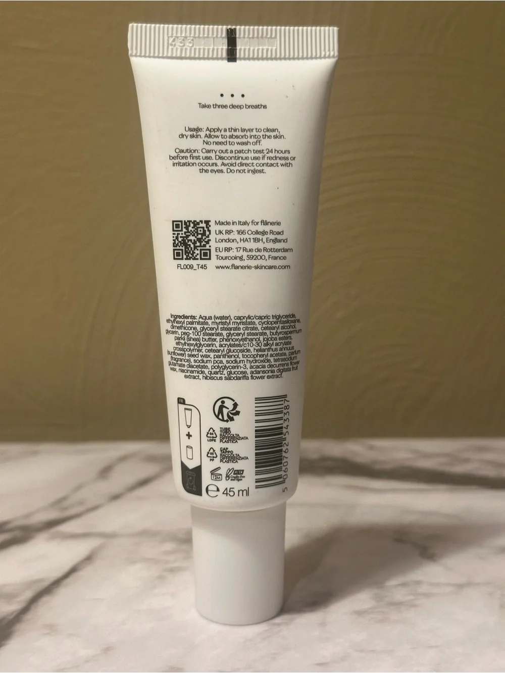 Flânerie Everlasting Spring Hibiscus Invigorating Mask - NWT